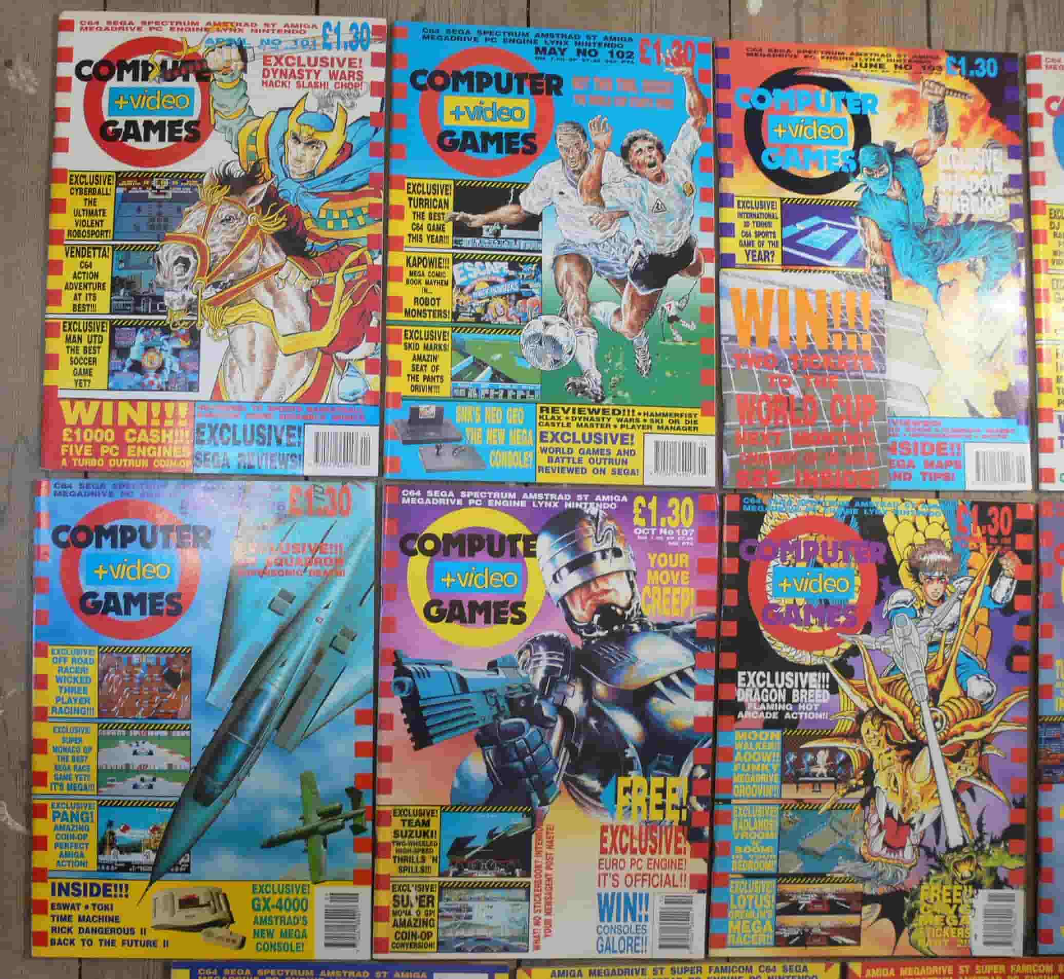 Retro 1989/90/91 Computer + Video Games Magazine